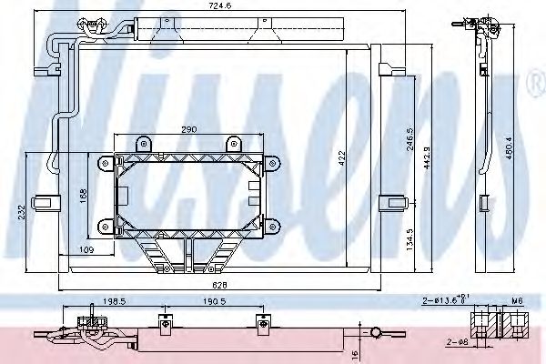 Конденсер NISSENS 940325