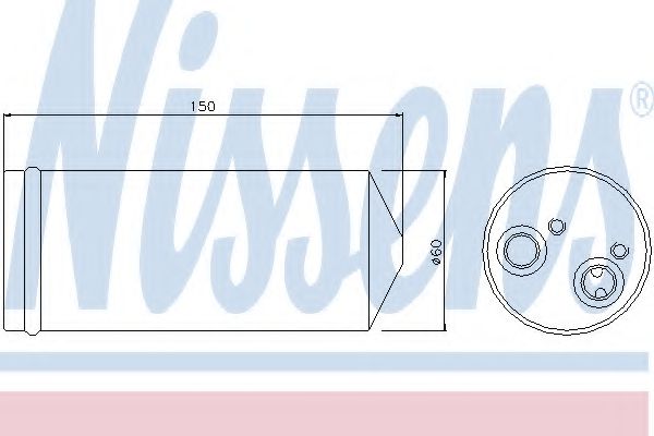 Осушувач кондиціонера NISSENS 95139
