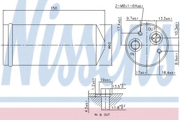 Осушувач кондиціонера NISSENS 95141