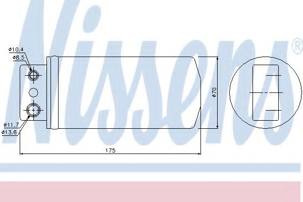 Осушувач кондиціонера NISSENS 95235