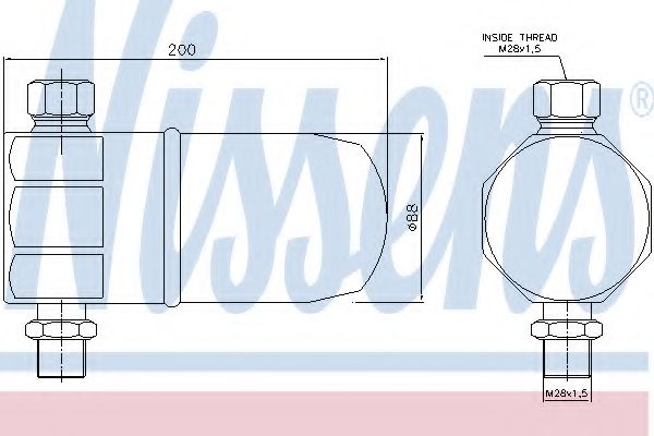 Осушувач кондиціонера NISSENS 95324