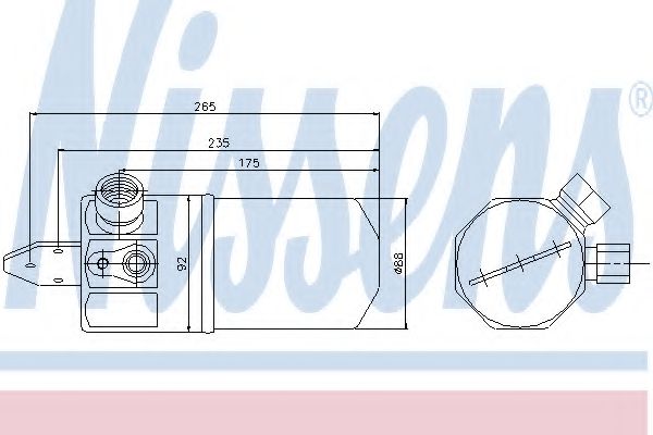 Осушувач кондиціонера NISSENS 95318