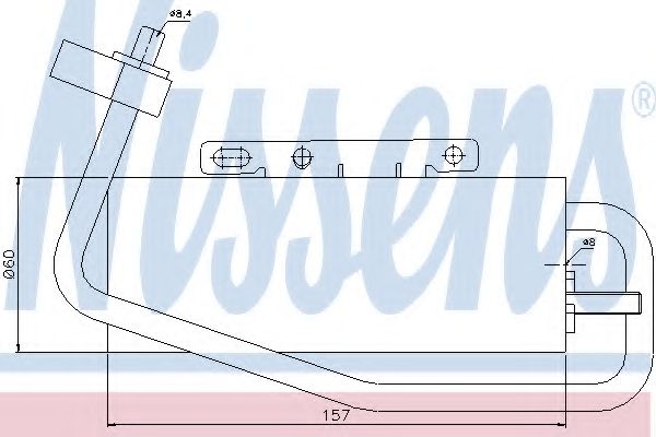Осушувач кондиціонера NISSENS 95338