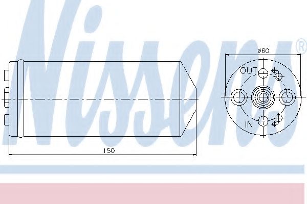 Осушувач кондиціонера NISSENS 95056
