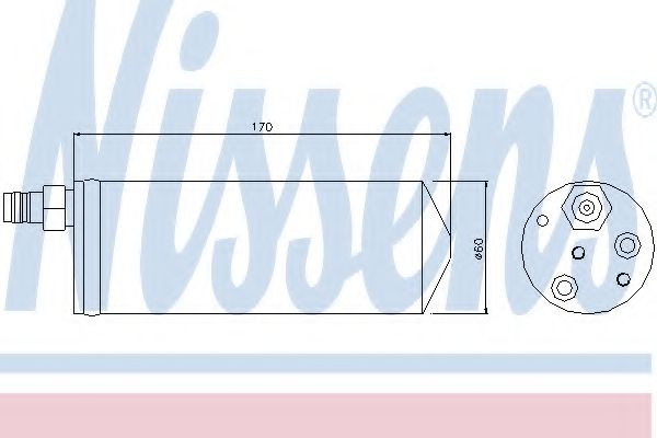 Осушувач кондиціонера NISSENS 95363