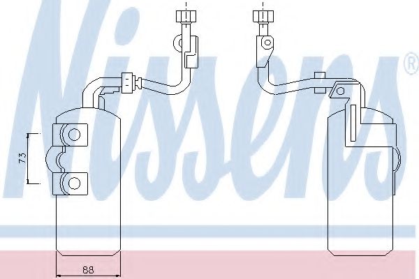 Осушувач кондиціонера NISSENS 95384