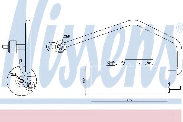 Осушувач кондиціонера NISSENS 95447