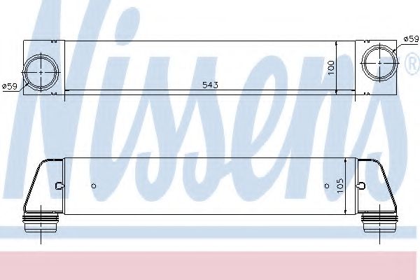 Інтеркулер NISSENS 96607