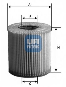Фільтр масляний  UFI 2504900