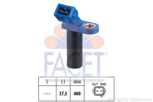 Датчик положення колінчастого вала FACET 90304