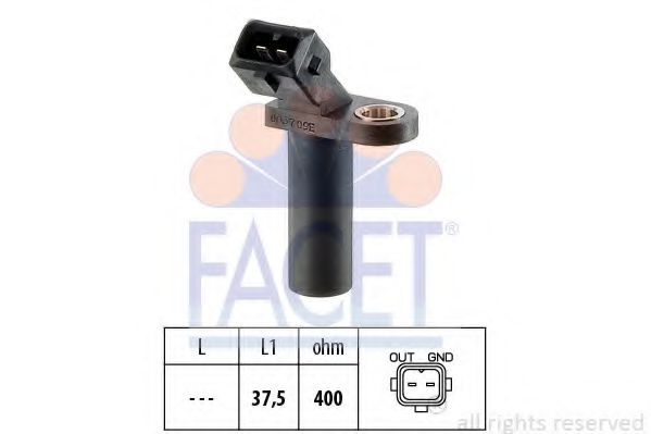 Датчик обертів коленвала FACET 90037