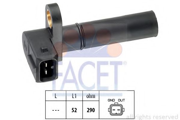 Датчик положення колінчастого вала FACET 90035