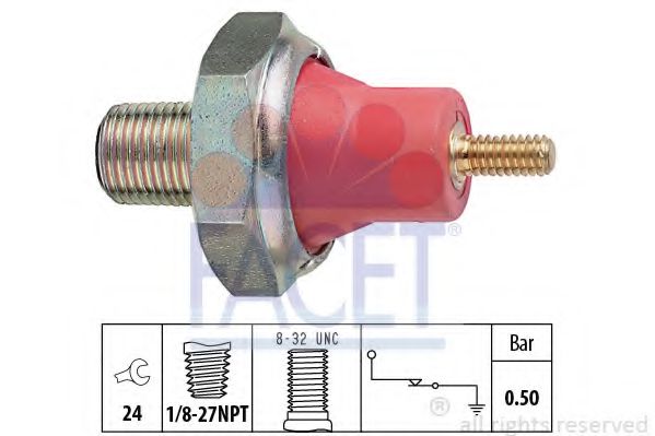 Датчик тиску масла FACET 70031
