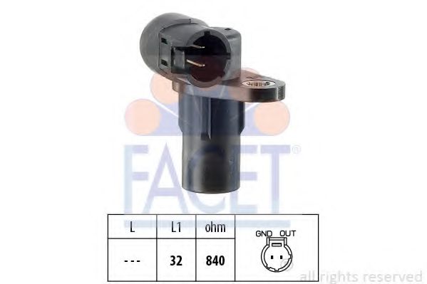 Датчик положення колінчастого вала FACET 90291