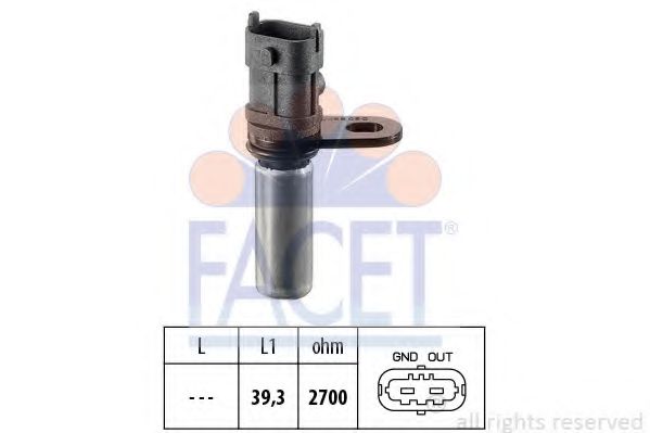 Датчик положення колінчастого вала FACET 90288