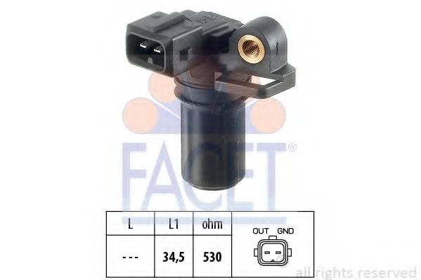 Датчик положення колінчастого вала FACET 90323