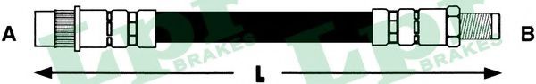 Шланг гальмівний  LPR 6T46767