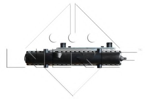 Радіатор охолодження двигуна NRF 529501