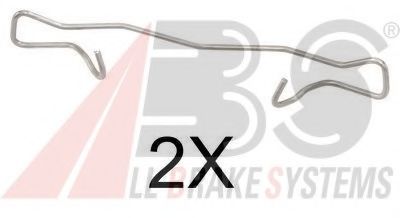 Комплектуючі для гальмівних колодок A.B.S. 1755Q