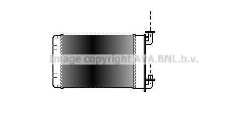 Радіатор опалювача салону AVA BW6022