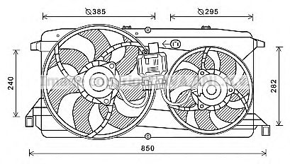 Вентилятор AVA FD7579