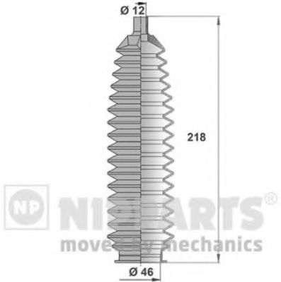 Пильовик рульового механізму NIPPARTS J2841016