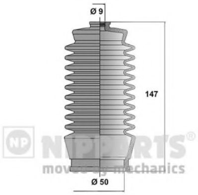 Пильовик рульового механізма NIPPARTS J2852003