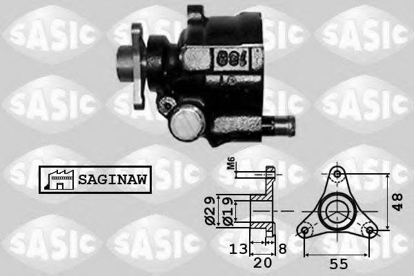 Насос гідропідсилювача керма SASIC 7074001