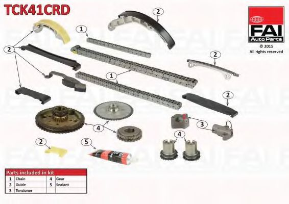 Комплект ГРМ FAI AutoParts TCK41CRD