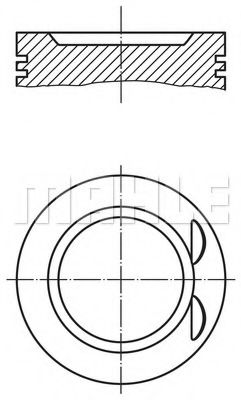 Поршень MAHLE 0332101