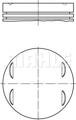 Поршень MAHLE 0052400