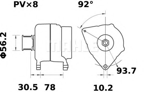 Генератор MAHLE MG23