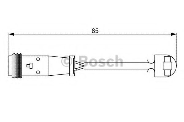 Датчик зносу гальмівних колодок BOSCH 1987473038