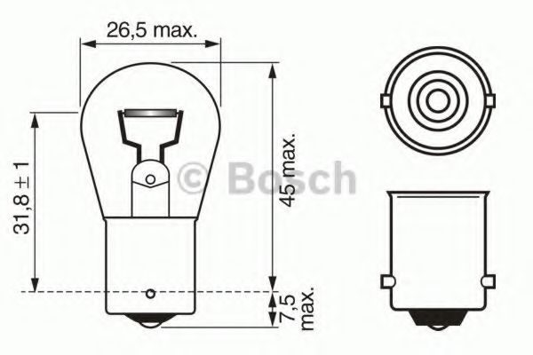 Автолампа BOSCH 1987302280