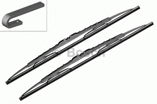 Комплект щіток склоочисника каркасних Bosch Twin 400/400 мм BOSCH 3397005158