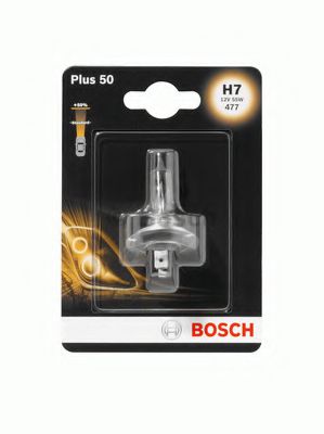 Автолампа (12 V 55 W H7 Plus 50 блістер) BOSCH 1987301042