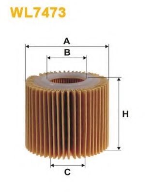 фільтр масляний WIX FILTERS WL7473