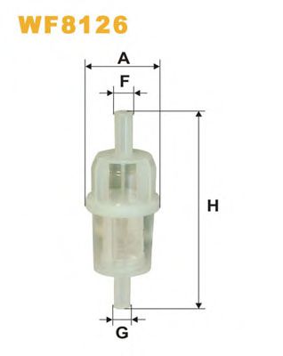 Паливний фільтр  WIX FILTERS WF8126