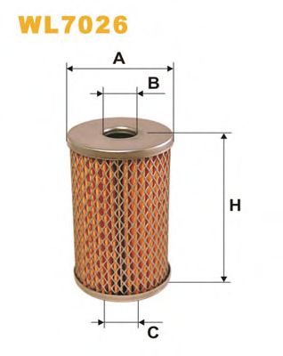 Фільтр масляний WIX FILTERS WL7026