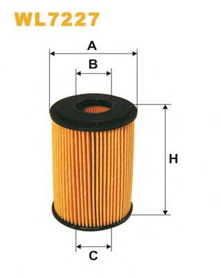Фільтр масляний WIX FILTERS WL7227