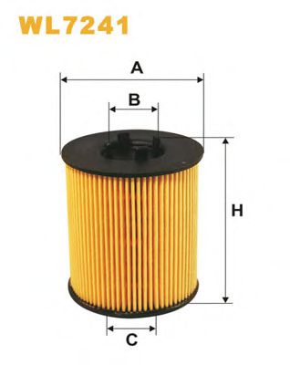 Фільтр масляний WIX FILTERS WL7241