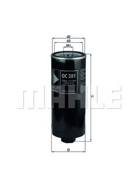 Фільтр масляний KNECHT OC281