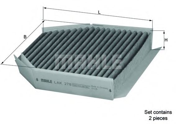 Фільтр салону KNECHT LAK278S