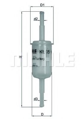 Паливний фільтр KNECHT KL15OF