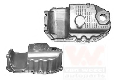 Піддон масляний картера двигуна  VAN WEZEL 5894072