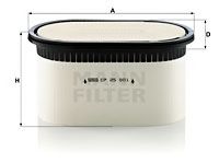 Повітряний фільтр MANN-FILTER CP29550