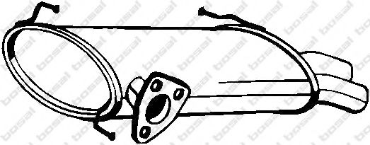 Глушник, задня частина BOSAL 135131