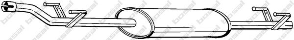 Глушник передня частина BOSAL 288231