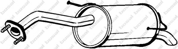 Глушник задня частина BOSAL 145117