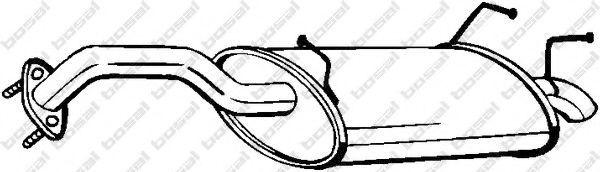 Глушник задня частина BOSAL 145109
